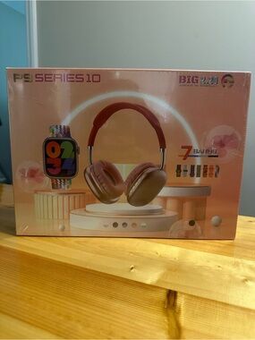 Wireless Smartwatch & Headphones Bundle
